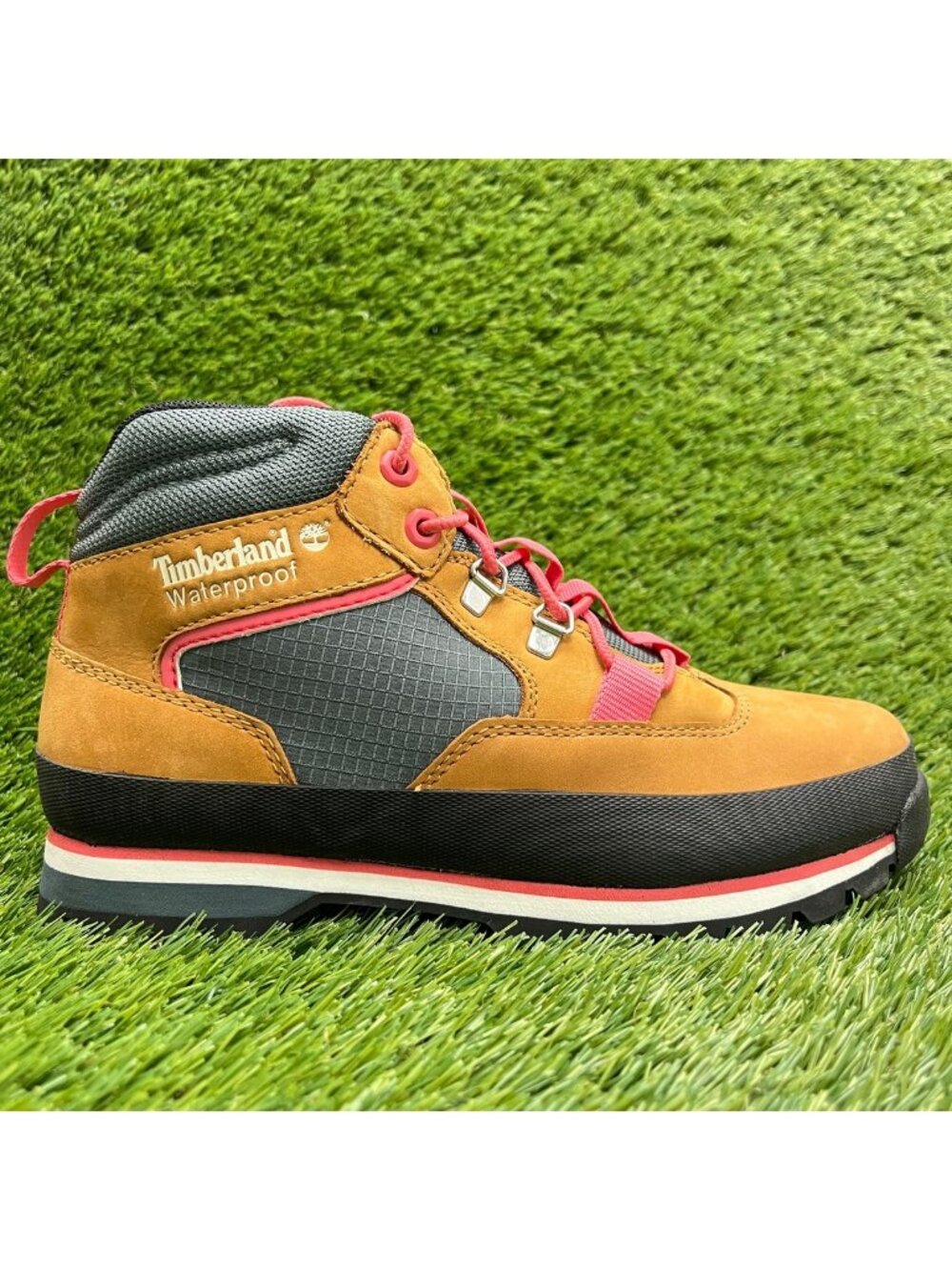 Timberland Euro Hiker Womens Size 7.5 Brown Gray Outdoor Waterproof Hiking Boots